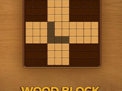 Puzzle Wood Block background