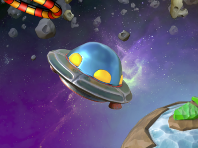 Ufo Hoop Master 3d background
